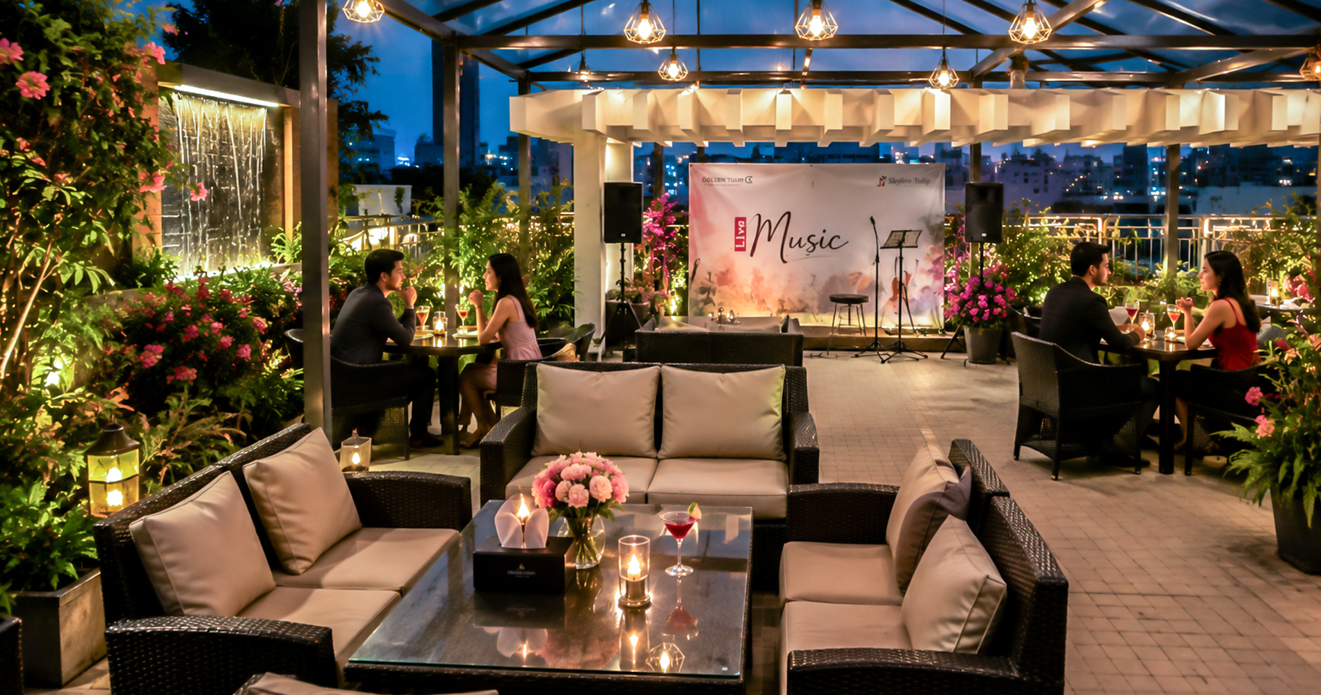 Skyline Tulip: Your Luxury Rooftop Oasis